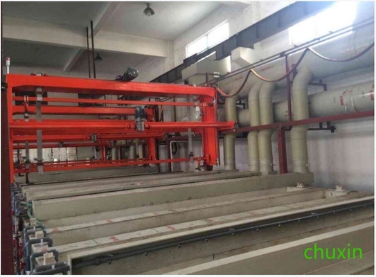 कुशल इलेक्ट्रोप्लाटिंग विनिर्माण प्रणाली इलेक्ट्रोप्लाटिंग उत्पादन लाइन 0-50C