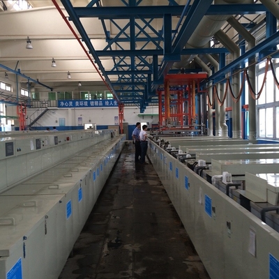 निकल क्रोमियम सहायक उपकरण इलेक्ट्रोप्लेटिंग लाइन ISO9000 OEM