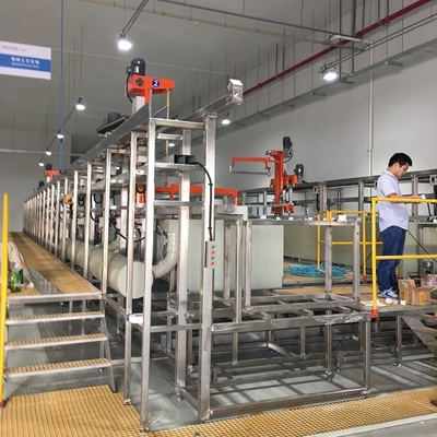 हैंगिंग इलेक्ट्रोप्लेटिंग भूतल उपचार बैरल स्वचालित चढ़ाना लाइन उपकरण