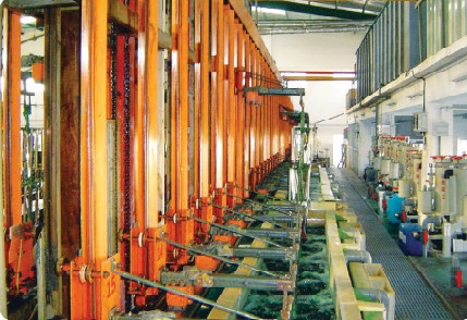 वापसी प्रकार स्वचालित इलेक्ट्रोलेस निकल चढ़ाना लाइन OEM